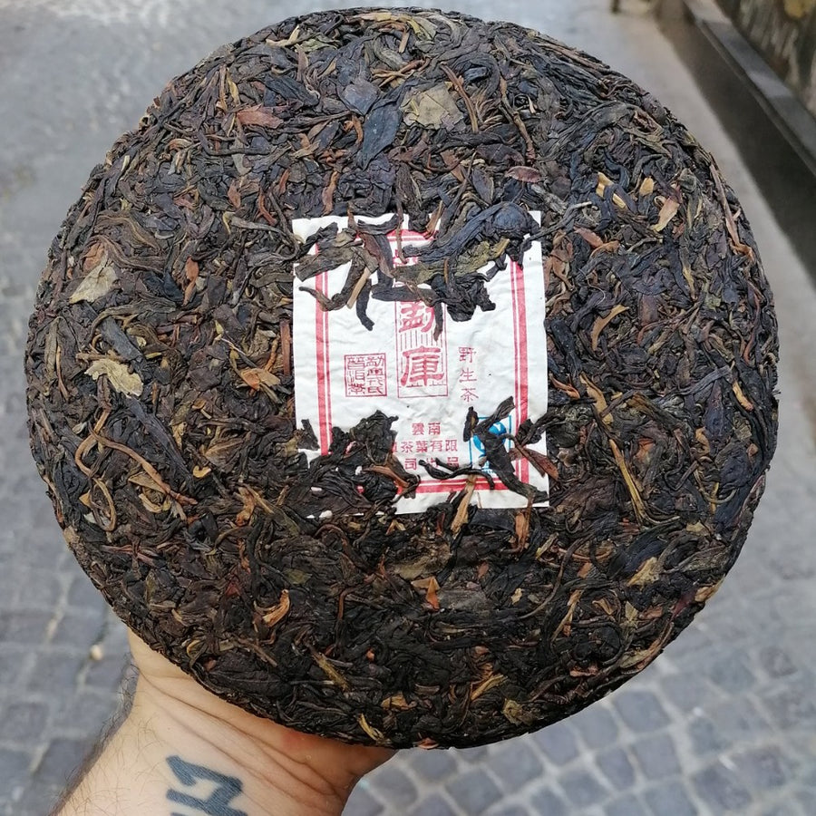 Puerh Ye Sheng  Mengku Dà Xuě Shān 2006 , tè invecchiato,  Yunnan