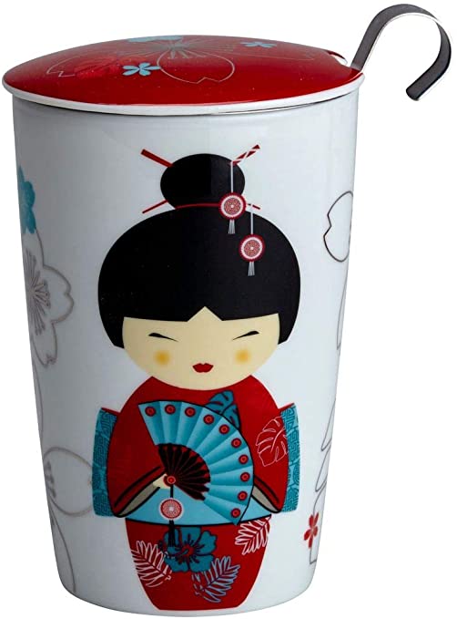Tisaniera Termica Teaeve Little Geisha Red  tisaneire - qualcosadite te e spezie dal mondo cannella curcuma curry pepe 