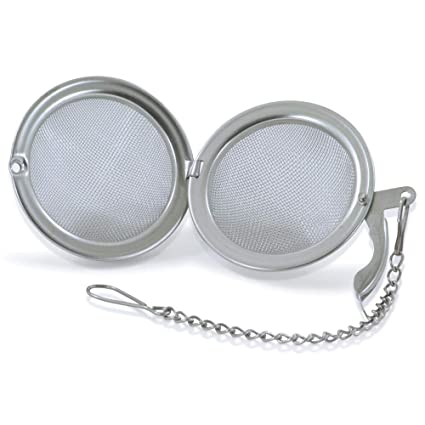 Infusori TeaBall Acciaio Inox 4,5   - qualcosadite te e spezie dal mondo cannella curcuma curry pepe 
