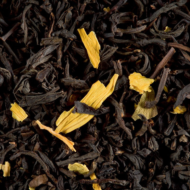POMME D'AMOUR  te nero profumato  Te nero profumato - qualcosadite te e spezie dal mondo cannella curcuma curry pepe 